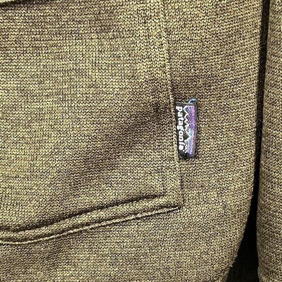 Patagonia Better Sweater Fleece Chore Jacket Full Zip Button 4 Pocket Olive XL - Picture 4 of 8
